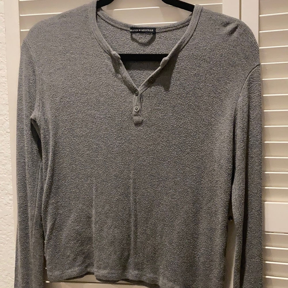 brandy gray long sleeve